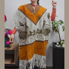 Mexican leather poncho