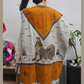 Mexican leather poncho