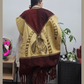 Mexican leather poncho