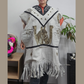 Mexican leather poncho
