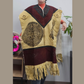 Mexican leather poncho