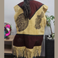 Mexican leather poncho