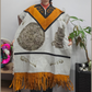 Mexican leather poncho