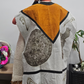 Mexican leather poncho