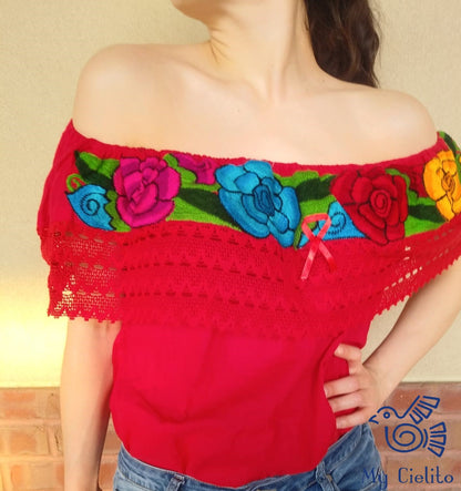 Zinacatan Campesina olan blouse