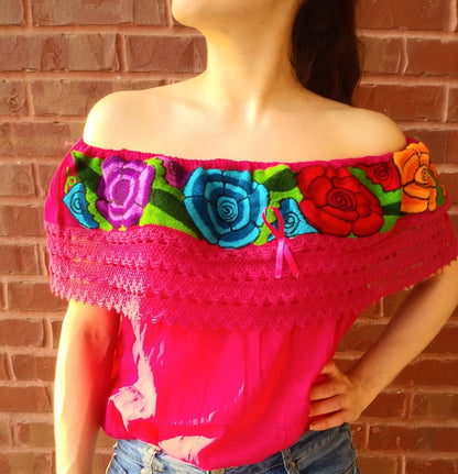 Zinacatan Campesina olan blouse
