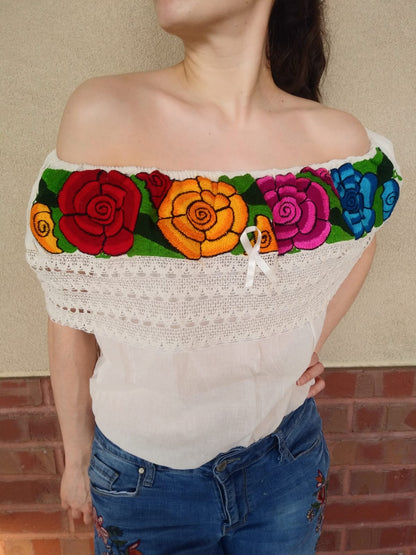 Zinacatan Campesina olan blouse