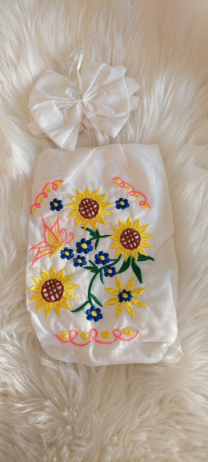 JUMPSUIT SUNFLOWERS BABY