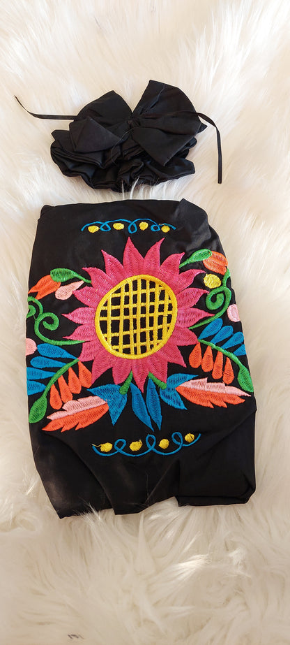 JUMPSUIT SUNFLOWERS BABY