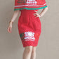 Tricolor Quetzal dress
