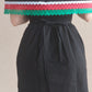 Tricolor kimono dress